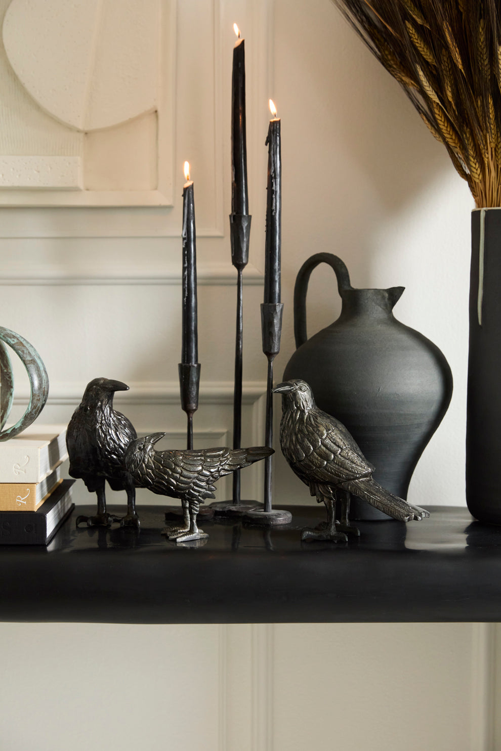 Nevermore Figurine Set of 4 By Accent Decor | Figurines | Modishstore - 4