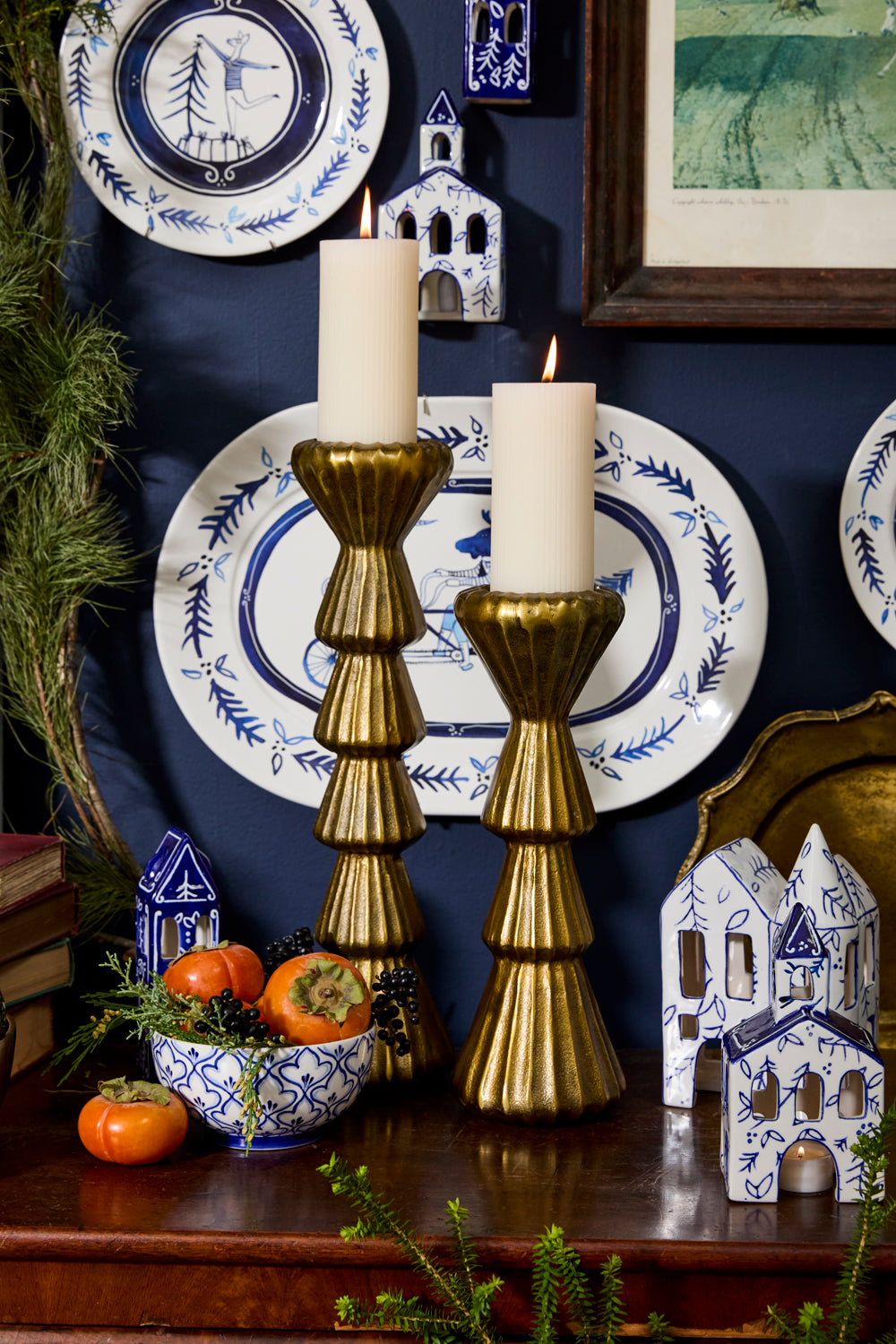 Newark Candleholder Set of 2 By Accent Decor | Candle Holders | Modishstore - 3