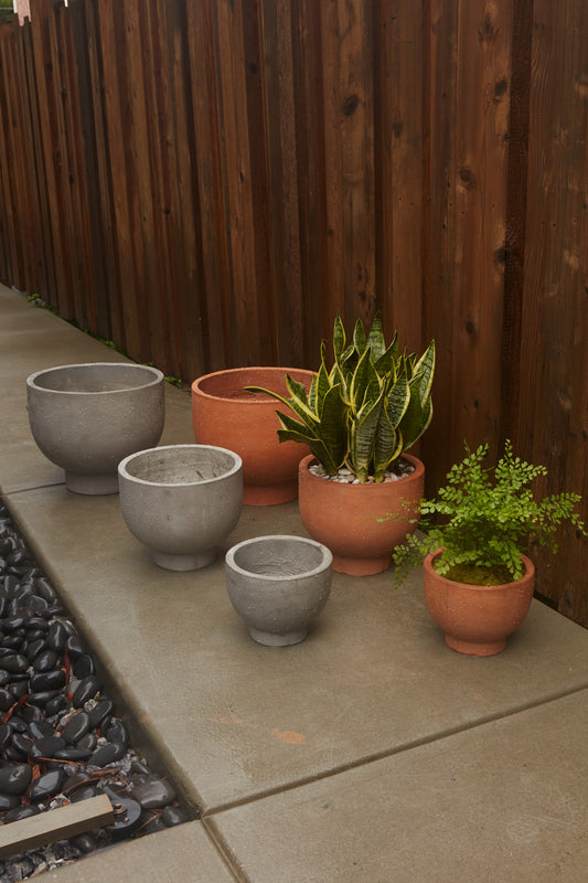 Newport Compote Set of 2 By Accent Decor | Planters, Troughs & Cachepots | Modishstore - 1