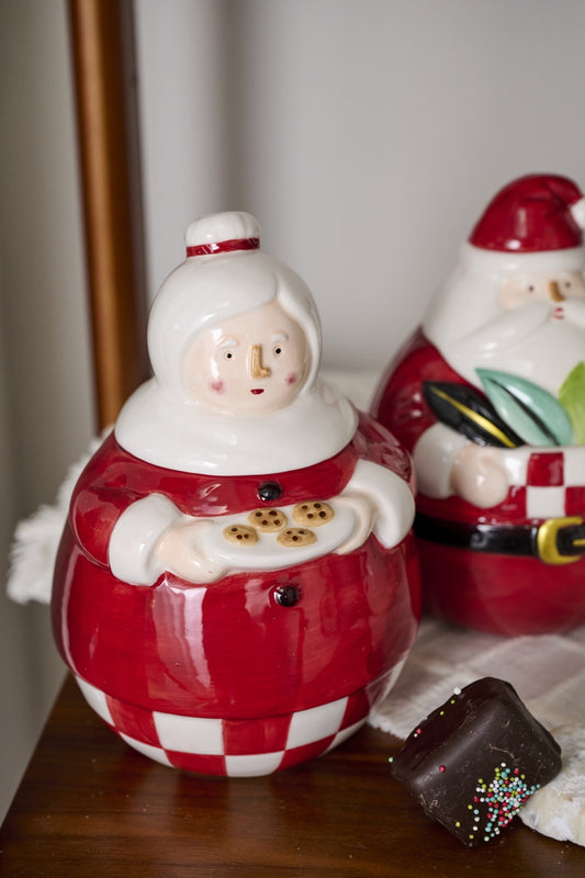 North Pole Cookie Jar Set of 2 By Accent Decor | Stands | Modishstore - 1