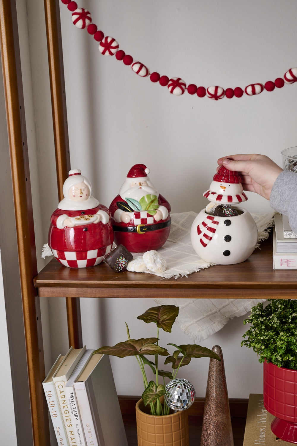 North Pole Cookie Jar Set of 2 By Accent Decor | Stands | Modishstore - 3