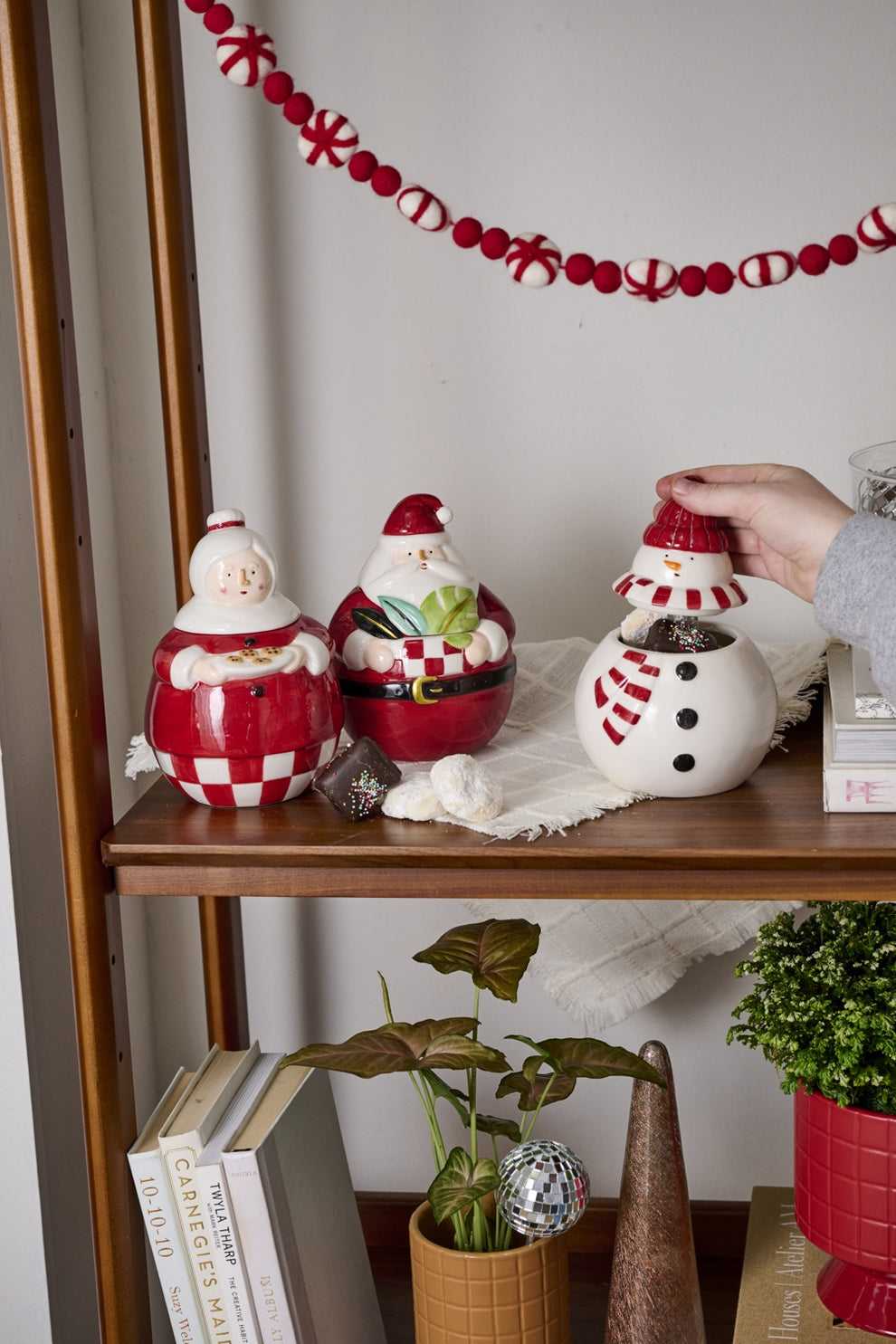 North Pole Cookie Jar Set of 2 By Accent Decor | Stands | Modishstore - 3