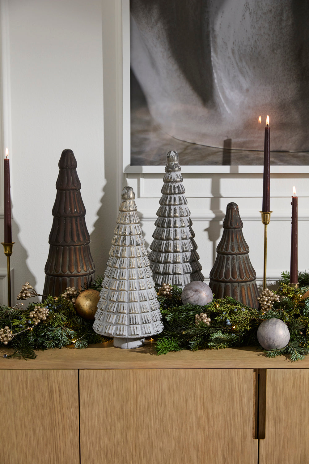Norway Tree Set of 2 By Accent Decor | Planters, Troughs & Cachepots | Modishstore - 3