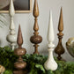 Nottingham Finial Set of 2 By Accent Decor | Planters, Troughs & Cachepots | Modishstore - 3