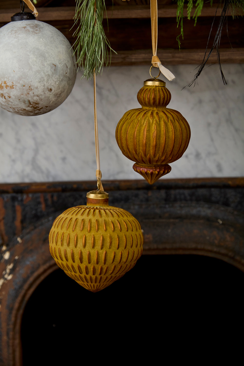 Nutmeg Ornament Set of 8 By Accent Decor | Ornaments | Modishstore - 3