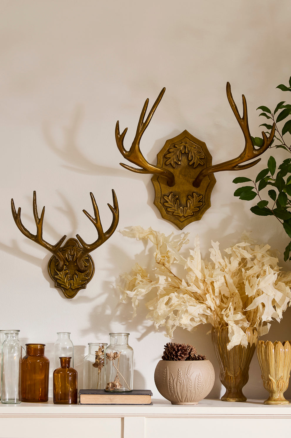 Oakdale Antler Wall Mount By Accent Decor | Wall Decor | Modishstore - 3