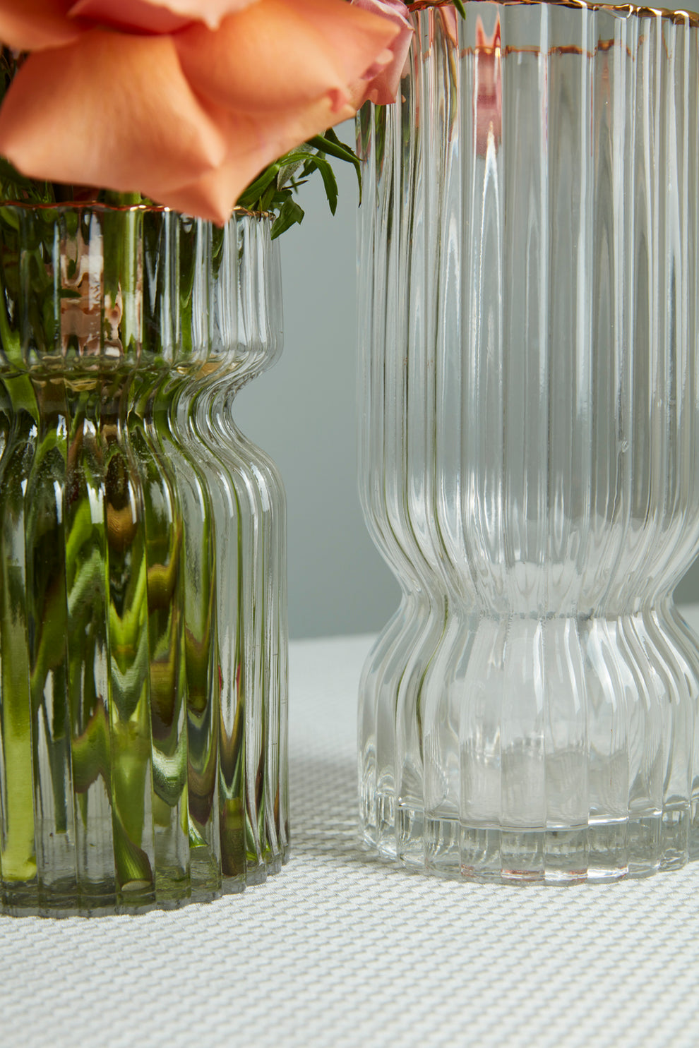 Odette Vase Set of 2 By Accent Decor | Vases | Modishstore - 4