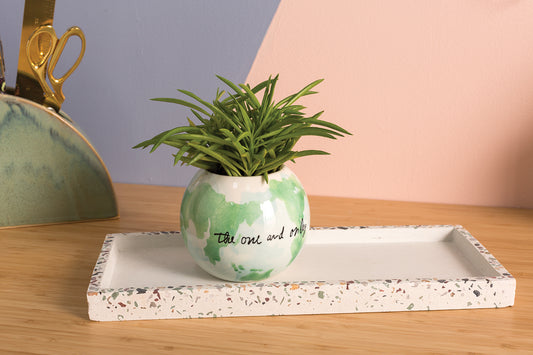 One and Only Earth Pot Set of 4 By Accent Decor | Planters, Troughs & Cachepots | Modishstore - 1