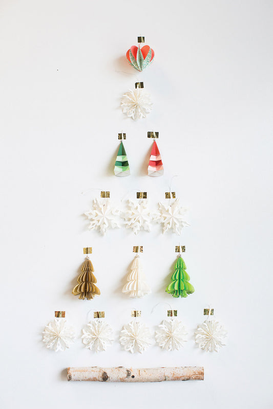 Origami Ornament Set of 8 By Accent Decor | Ornaments | Modishstore - 1
