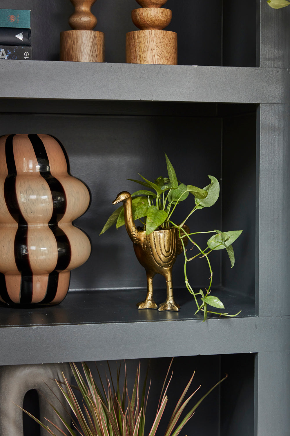Ostrich Pot Set of 2 By Accent Decor | Planters, Troughs & Cachepots | Modishstore - 3