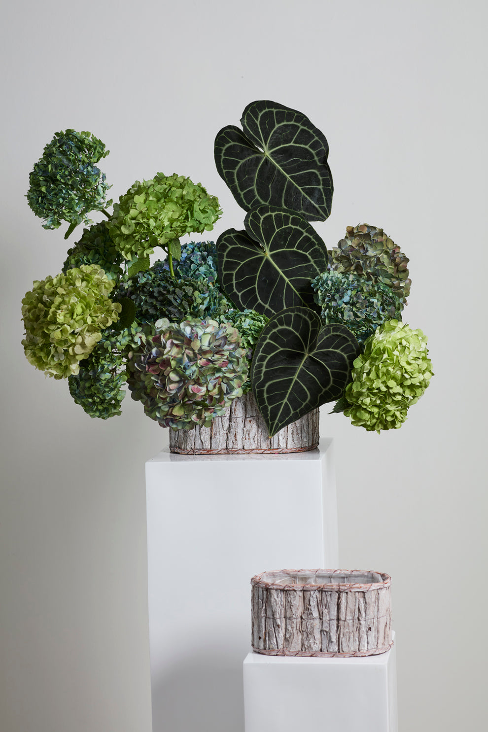 Oval Bark Basket Set of 4 By Accent Decor | Planters, Troughs & Cachepots | Modishstore - 3