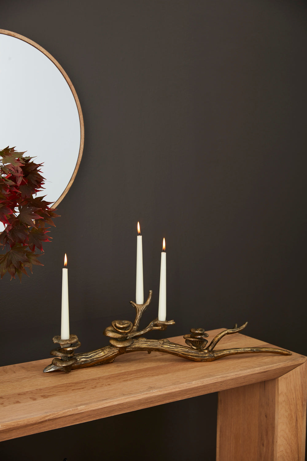 Oyster Mushroom Candleholder By Accent Decor | Candle Holders | Modishstore - 3