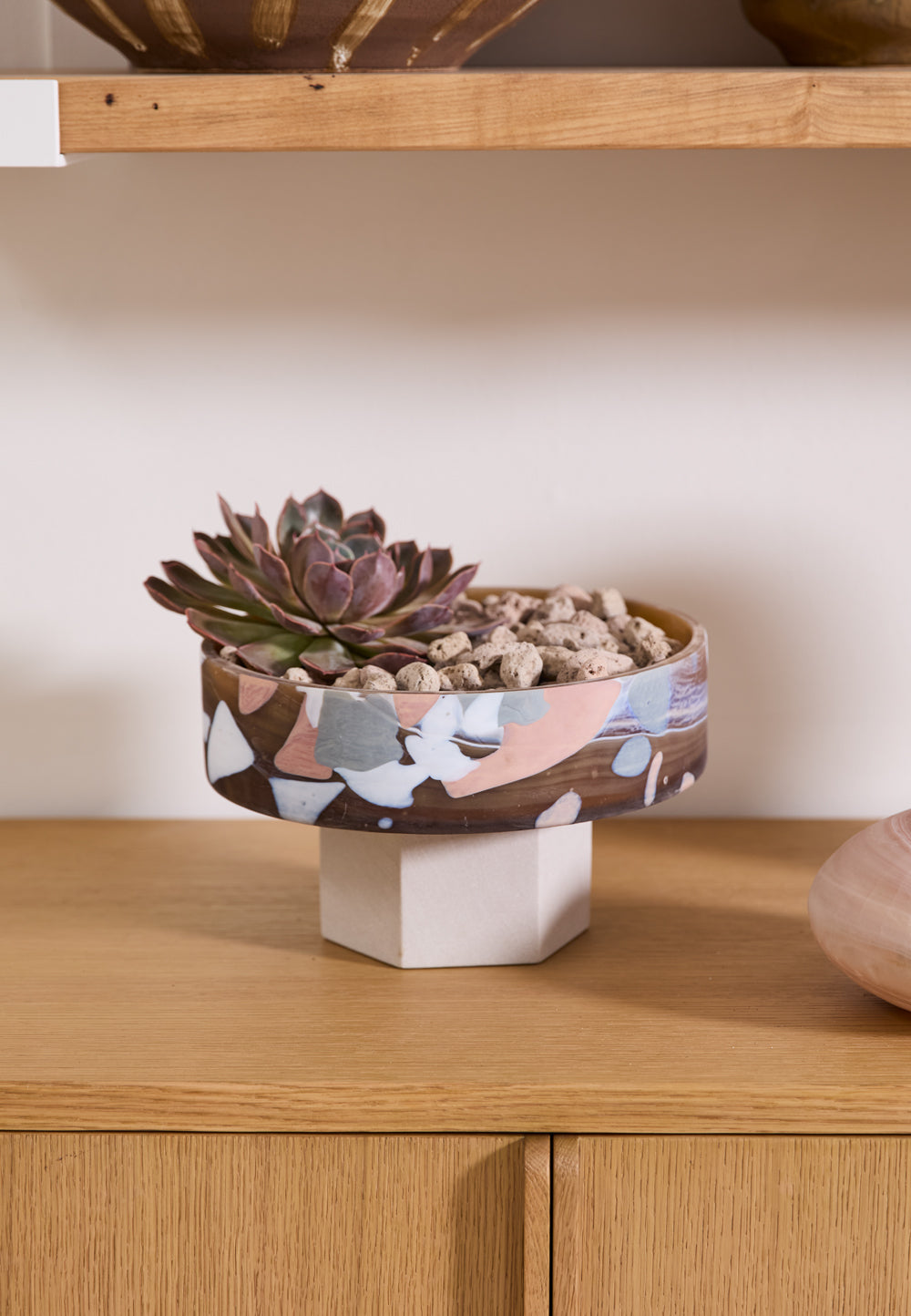 Palladin Footed Bowl By Accent Decor | Decorative Bowls | Modishstore - 3