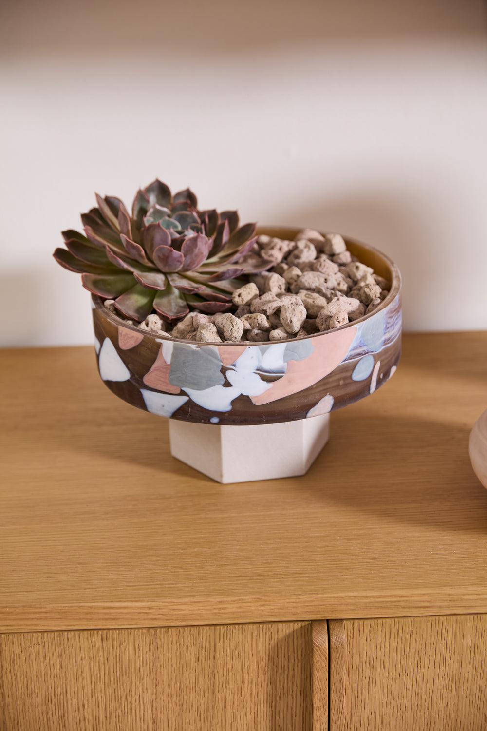 Palladin Footed Bowl By Accent Decor | Decorative Bowls | Modishstore - 4