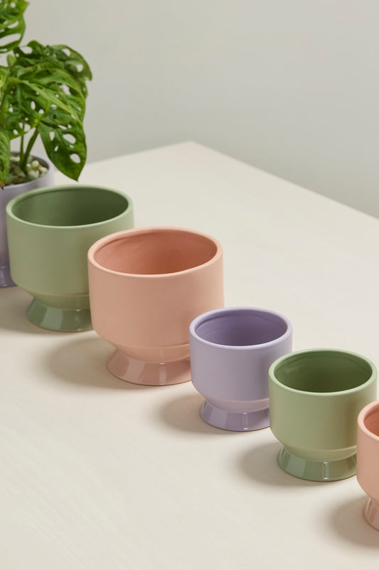 Pasadena Pot Set of 4 By Accent Decor | Planters, Troughs & Cachepots | Modishstore - 1