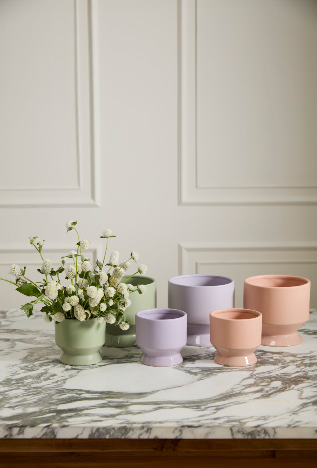 Pasadena Pot Set of 4 By Accent Decor | Planters, Troughs & Cachepots | Modishstore - 4