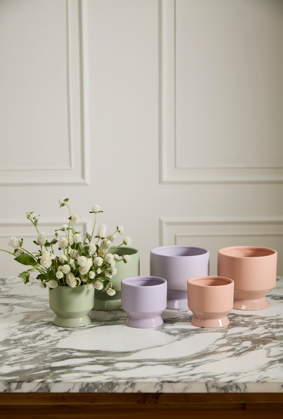 Pasadena Pot Set of 4 By Accent Decor | Planters, Troughs & Cachepots | Modishstore - 4