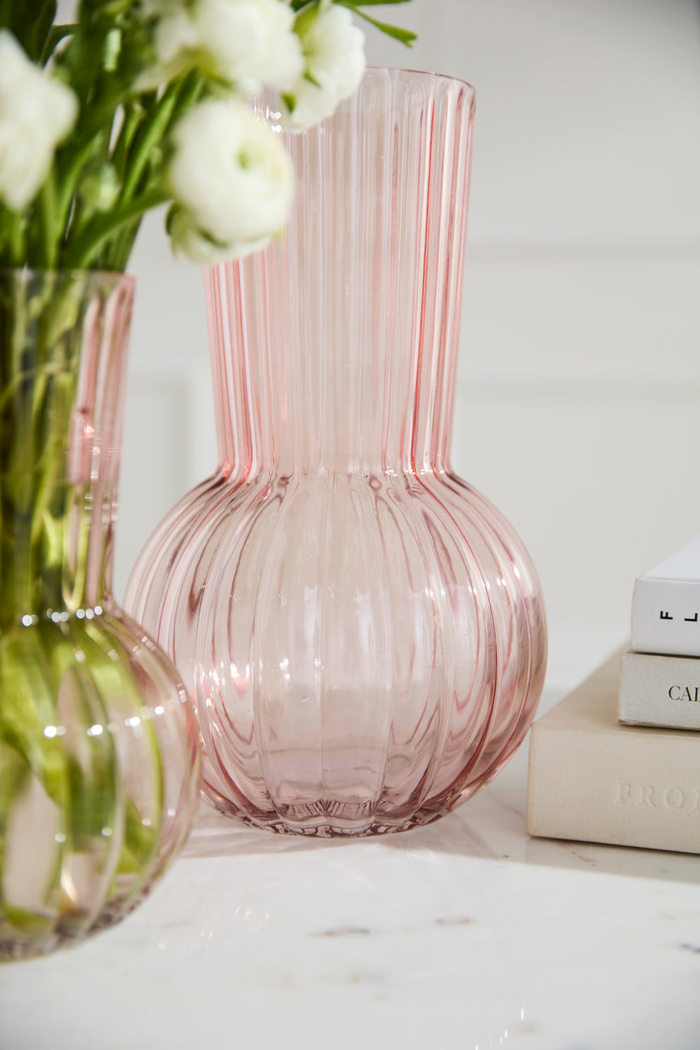 Peony Vase Set of 4 By Accent Decor | Vases | Modishstore - 1
