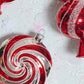 Peppermint Swirl Ornament Set of 8 By Accent Decor | Ornaments | Modishstore - 1
