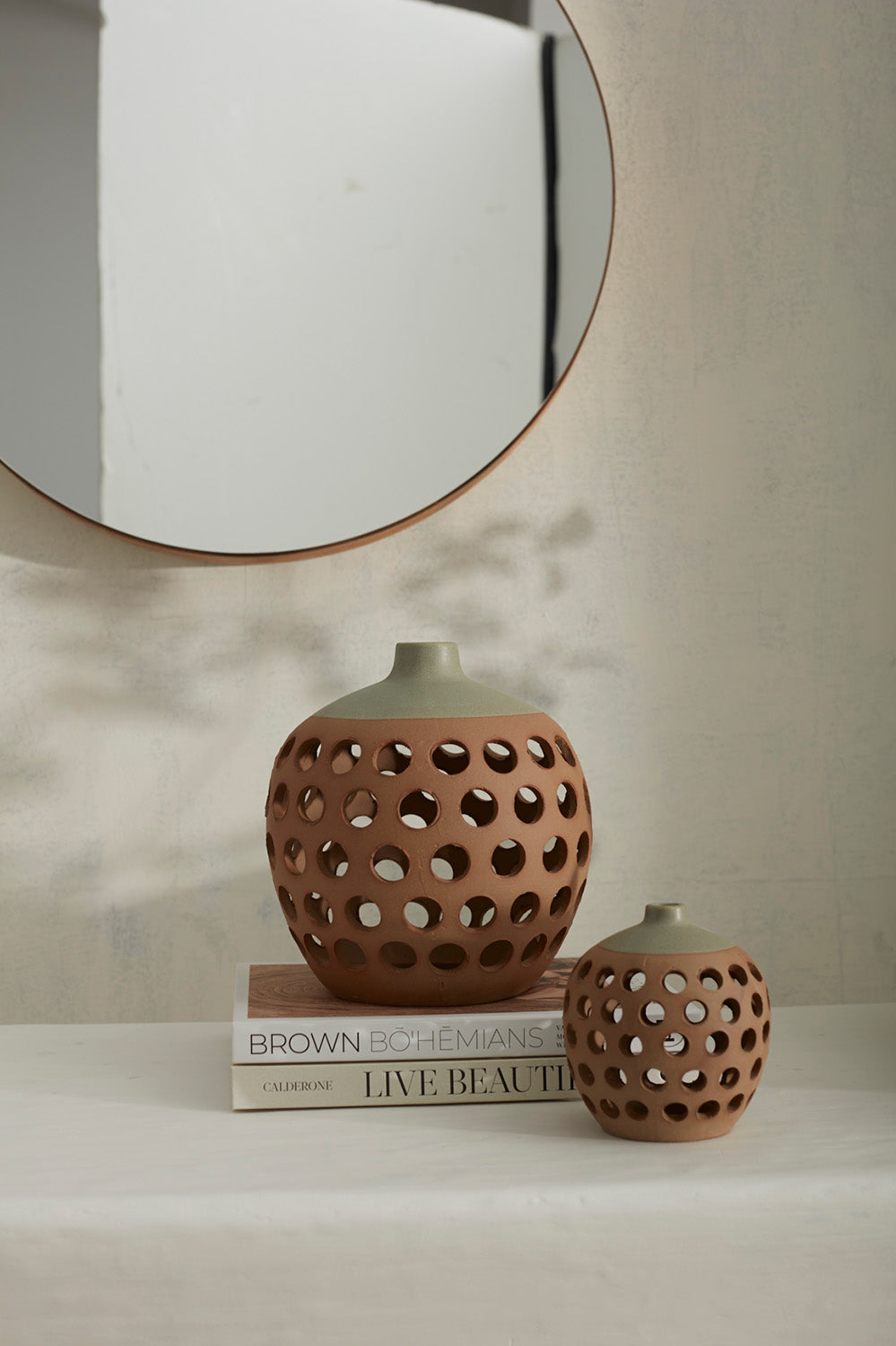Persa Vase Set of 4 By Accent Decor | Vases | Modishstore - 3