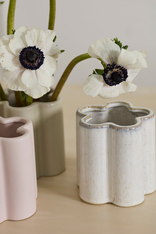 Petal Vase Set of 8 By Accent Decor | Vases | Modishstore - 1