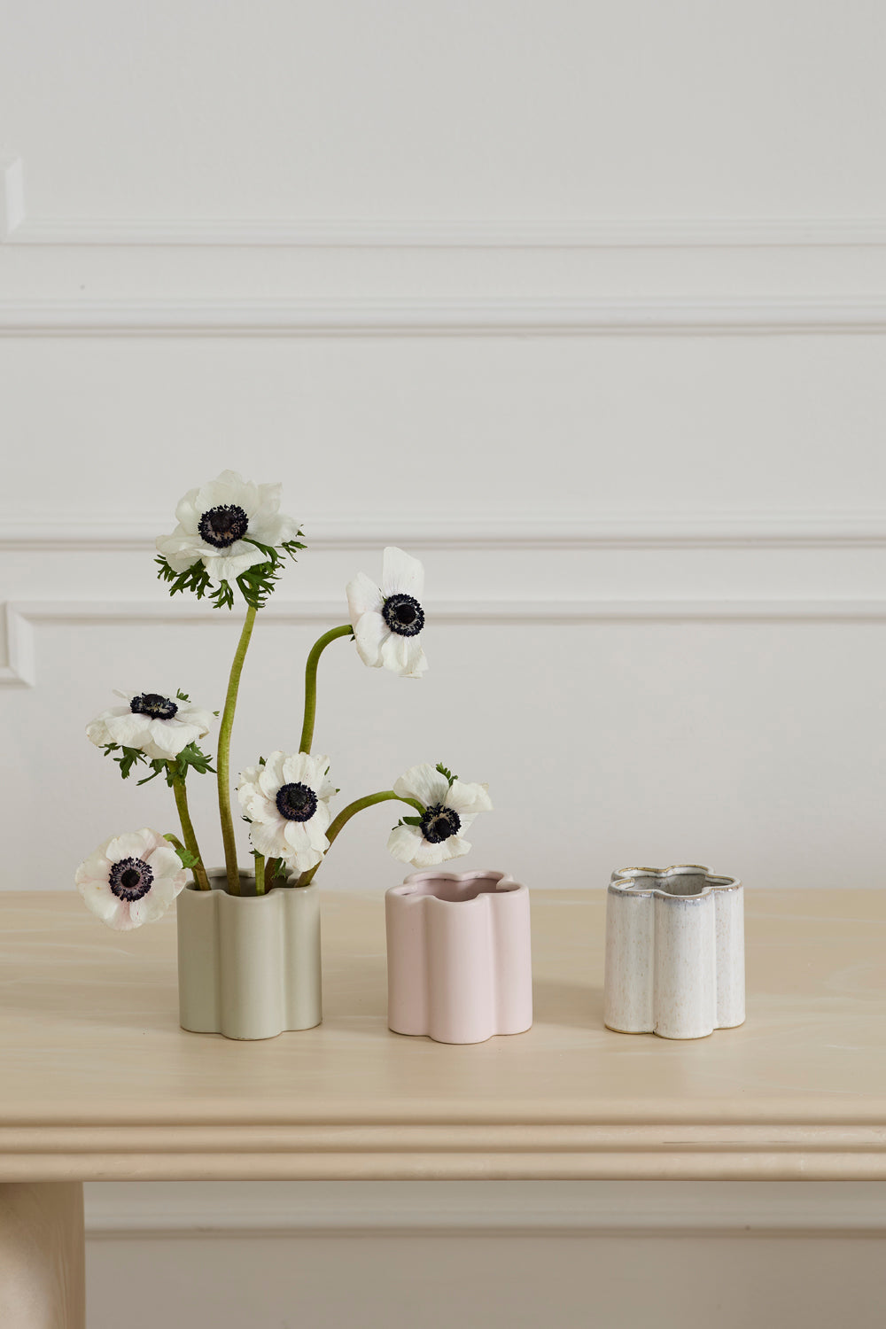 Petal Vase Set of 8 By Accent Decor | Vases | Modishstore - 3