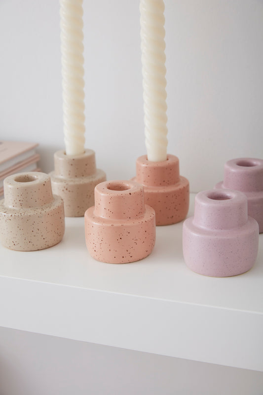 Piedra Candleholder Set of 8 By Accent Decor | Candle Holders | Modishstore - 1