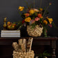 Pine Gold Pot By Accent Decor | Planters, Troughs & Cachepots | Modishstore - 3
