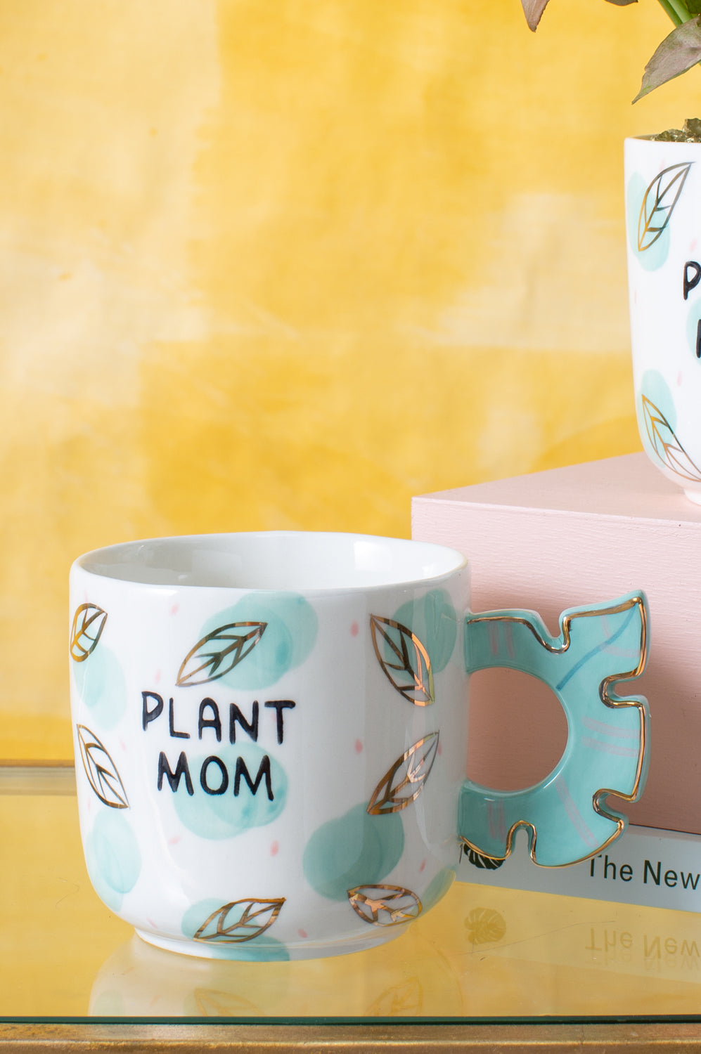 Plant Mom Mug Set of 4 By Accent Decor | Decorative Trays & Dishes | Modishstore - 2