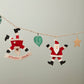 Plantshop Santa Garland Set of 2 By Accent Decor | Garland & Wreath | Modishstore - 1