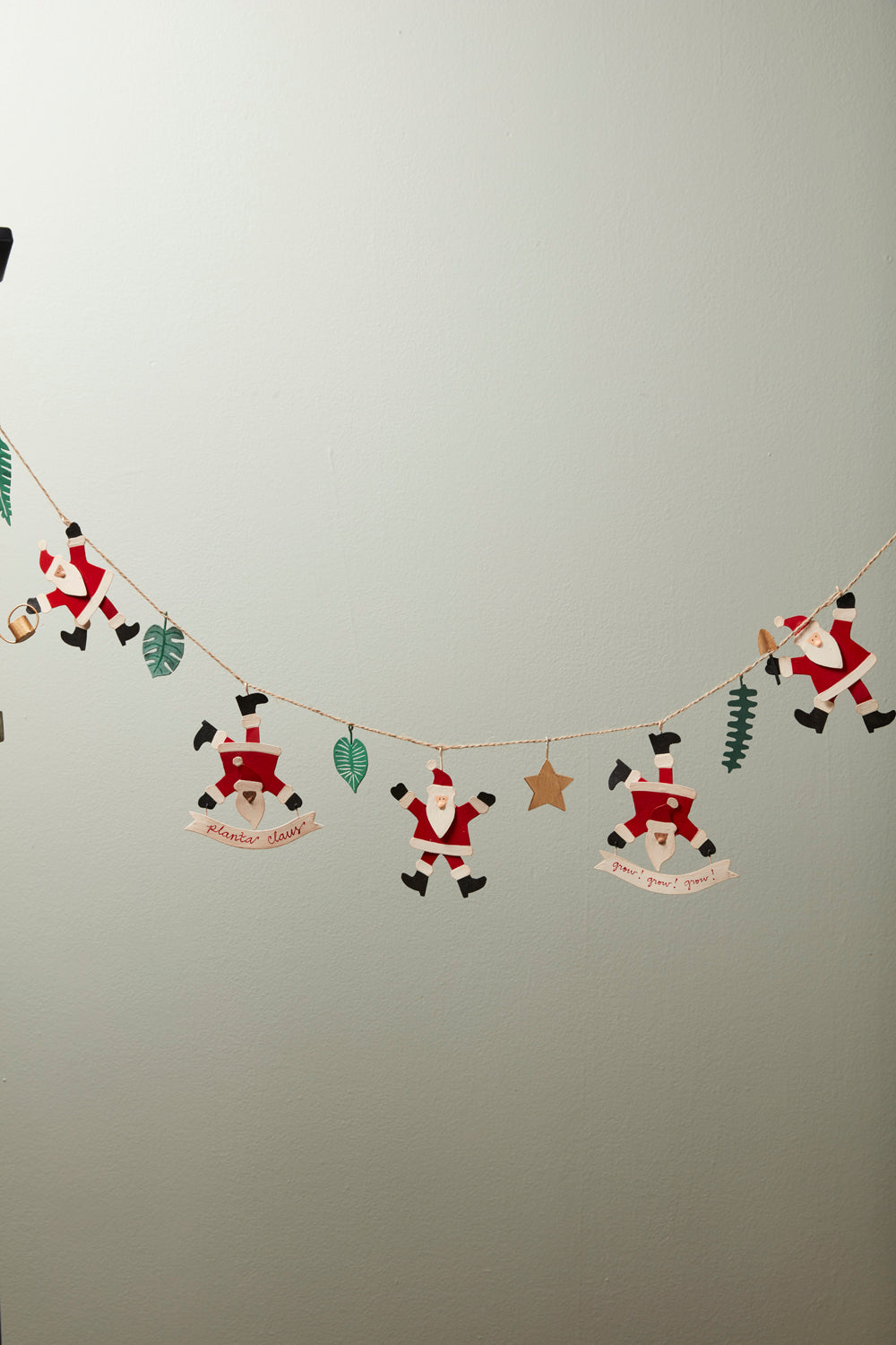 Plantshop Santa Garland Set of 2 By Accent Decor | Garland & Wreath | Modishstore - 3