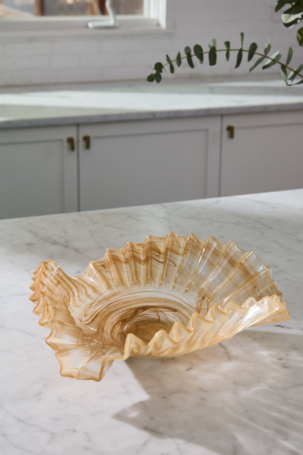 Pleated Glass Bowl By Accent Decor | Decorative Bowls | Modishstore - 3