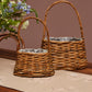 Polished Woven Basket Set of 4 By Accent Decor | Bins, Baskets & Buckets | Modishstore - 3
