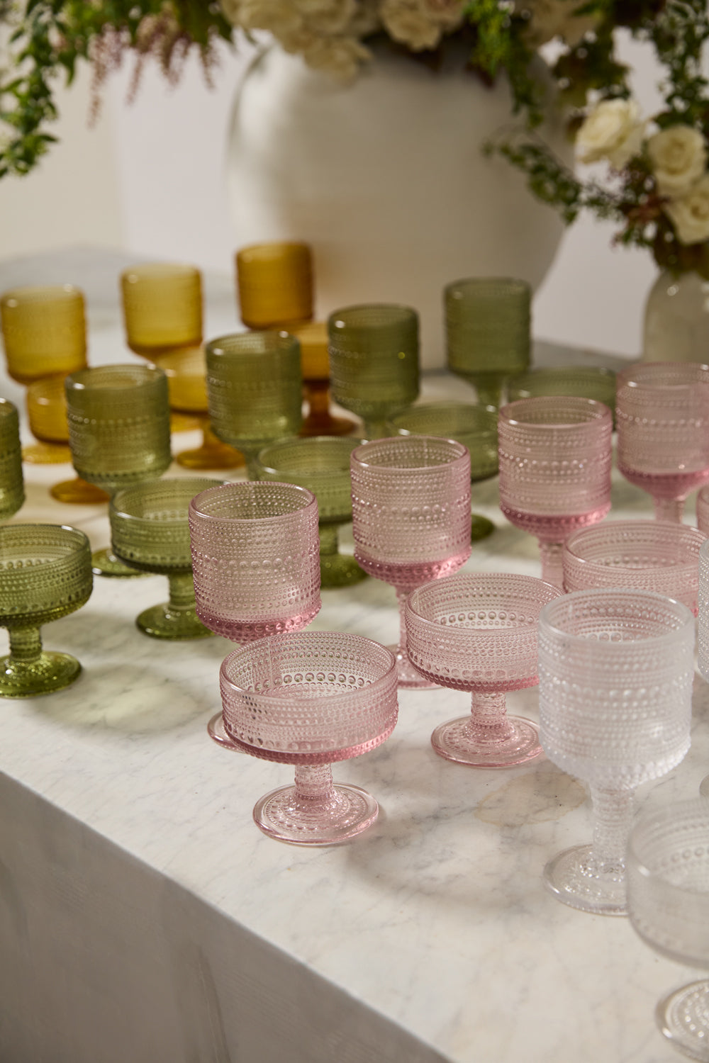 Pomona Drinkware Set of 4 By Accent Decor | Wall Decor | Modishstore - 5