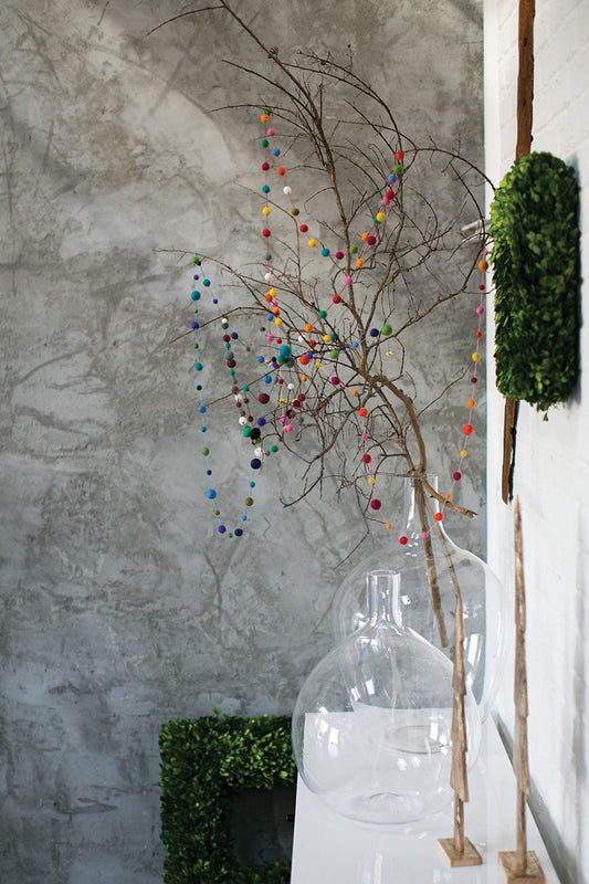 Pom Pom Garland Set of 8 By Accent Decor