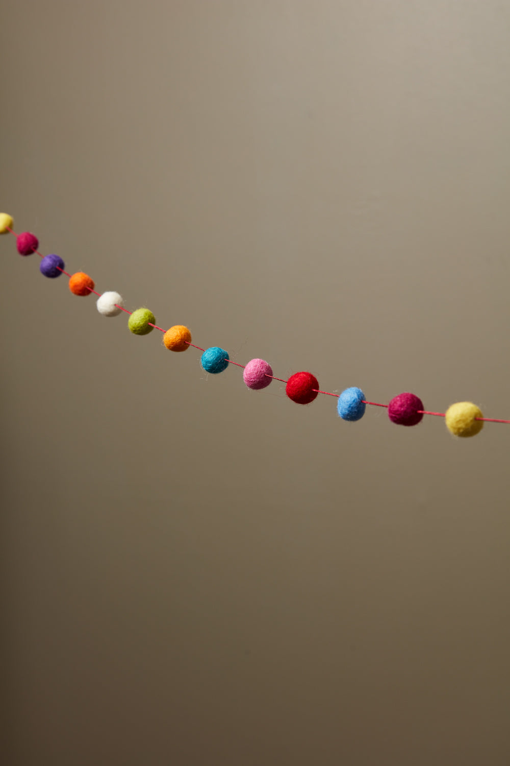 Pom Pom Garland Set of 8 By Accent Decor | Garland & Wreath | Modishstore - 4
