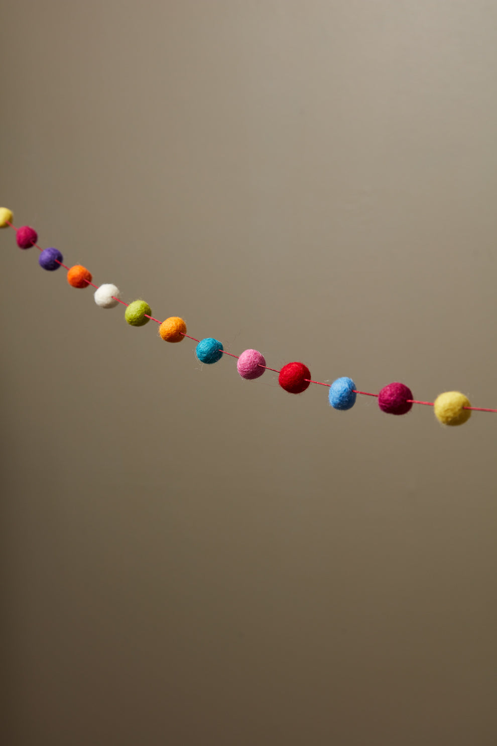 Pom Pom Garland Set of 8 By Accent Decor | Garland & Wreath | Modishstore - 4