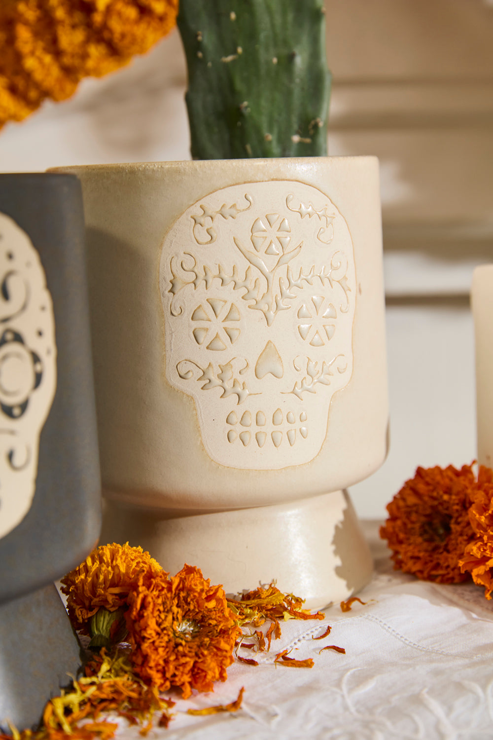 Posada Pot Set of 4 By Accent Decor | Planters, Troughs & Cachepots | Modishstore - 1