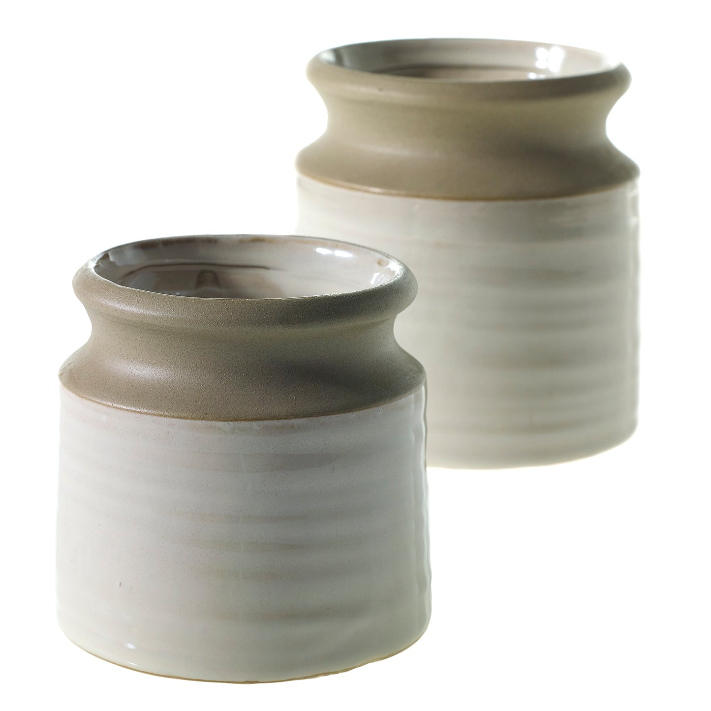 Pottery Vase Set of 8 By Accent Decor | Vases | Modishstore - 3