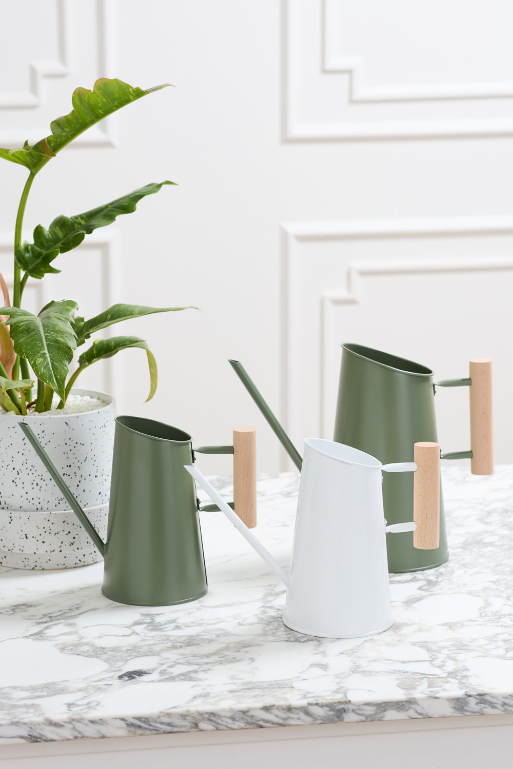 Preston Watering Can Set of 4 By Accent Decor | Stands | Modishstore - 4