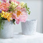 Priscella Pot Set of 8 By Accent Decor | Planters, Troughs & Cachepots | Modishstore - 1
