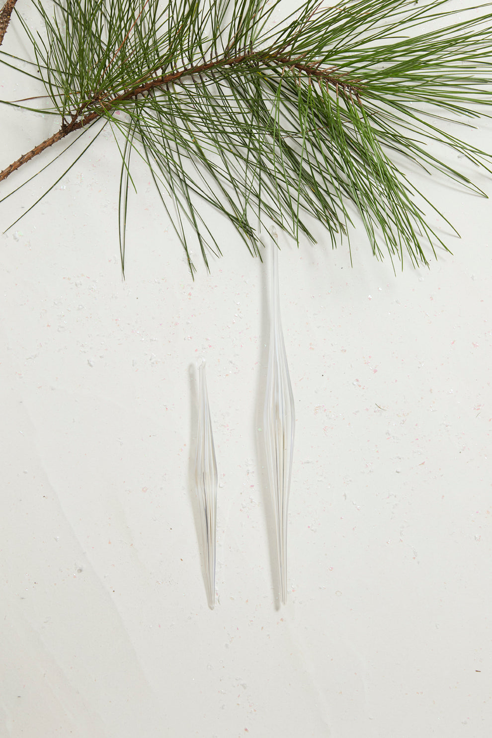 Prism Icicle Ornament Set of 8 By Accent Decor | Ornaments | Modishstore - 3
