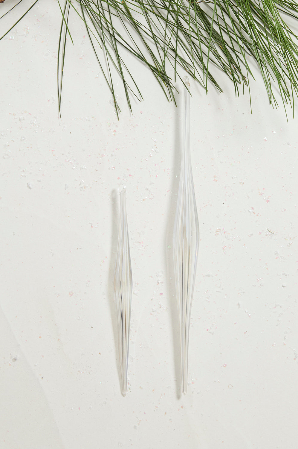 Prism Icicle Ornament Set of 8 By Accent Decor | Ornaments | Modishstore - 4