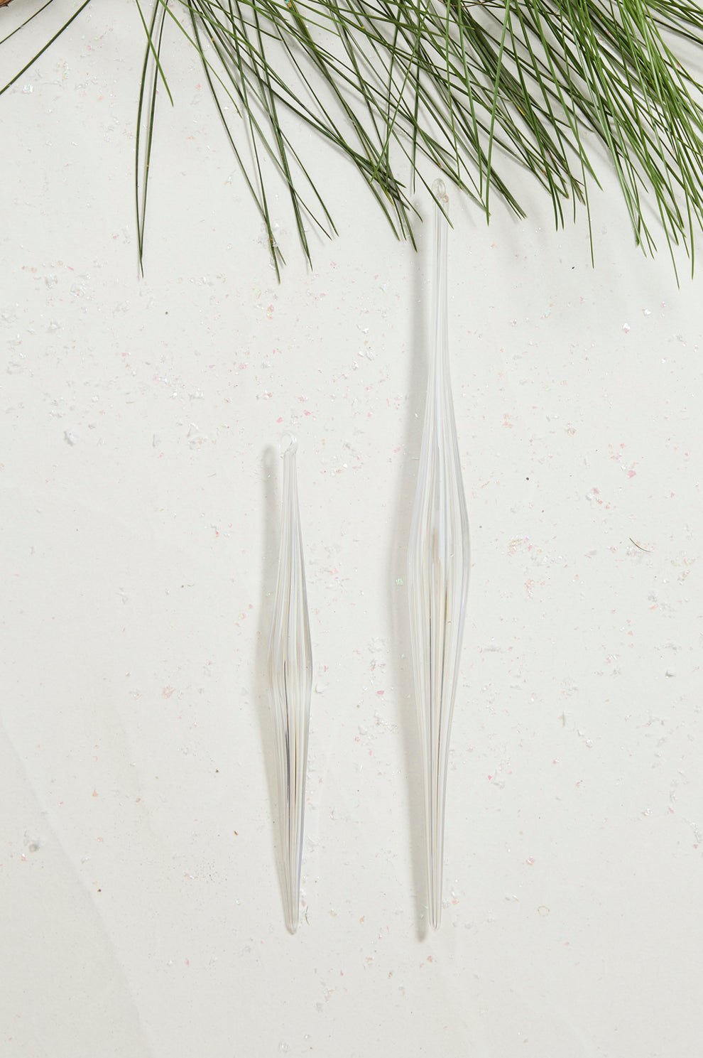 Prism Icicle Ornament Set of 8 By Accent Decor | Ornaments | Modishstore - 4