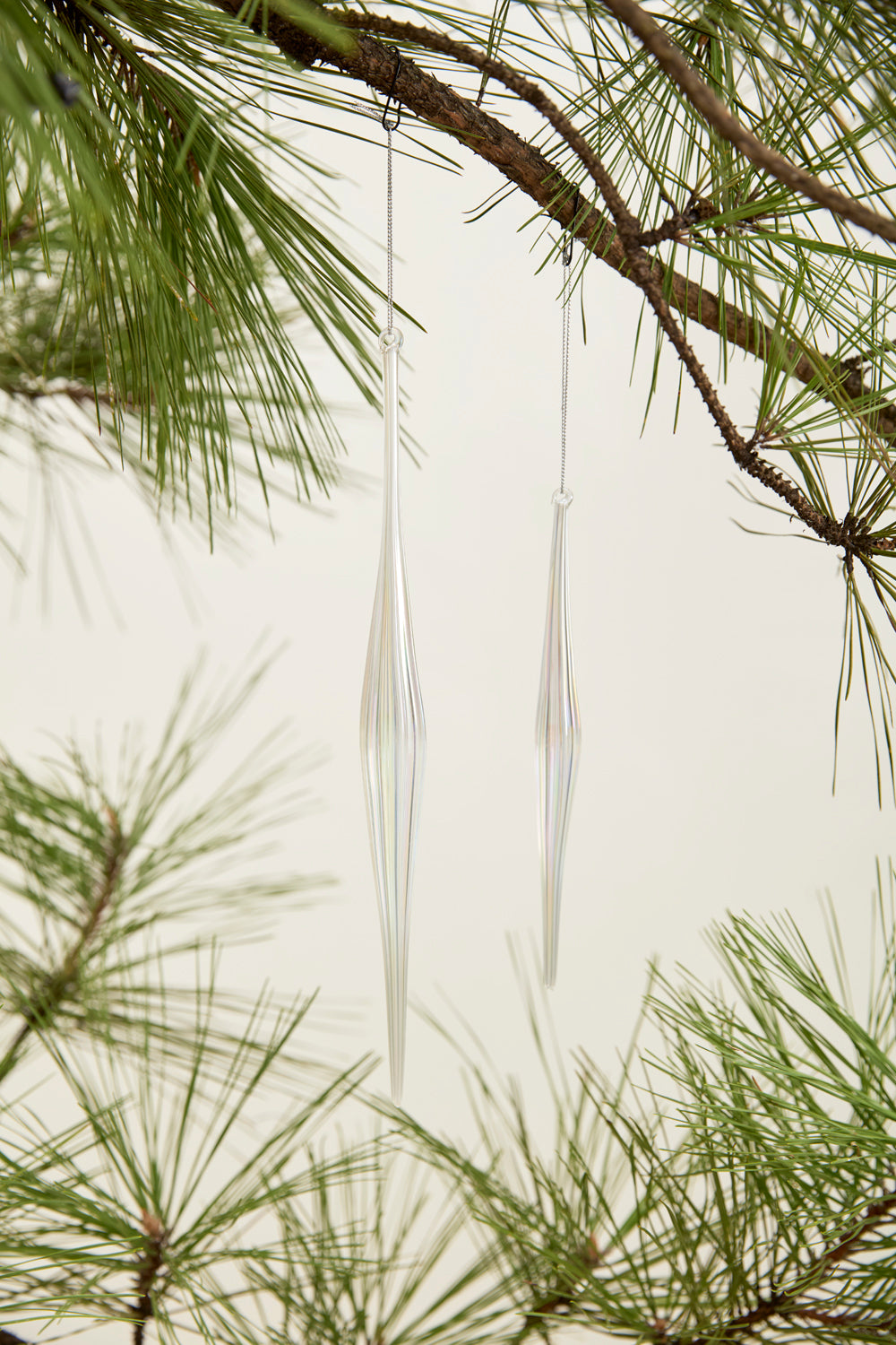 Prism Icicle Ornament Set of 8 By Accent Decor | Ornaments | Modishstore - 5