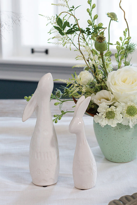 Qtee Bunny Set of 4 By Accent Decor | Figurines | Modishstore - 1