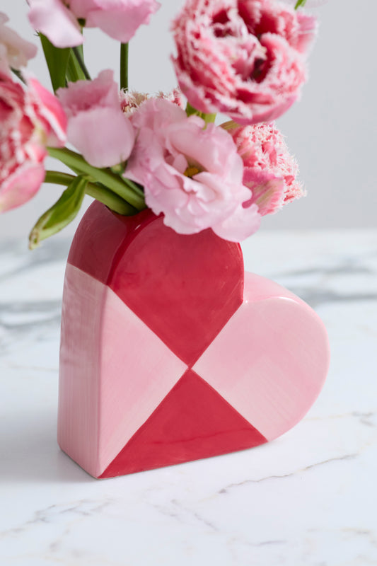 Queen of Hearts Budvase Set of 4 By Accent Decor | Vases | Modishstore - 1