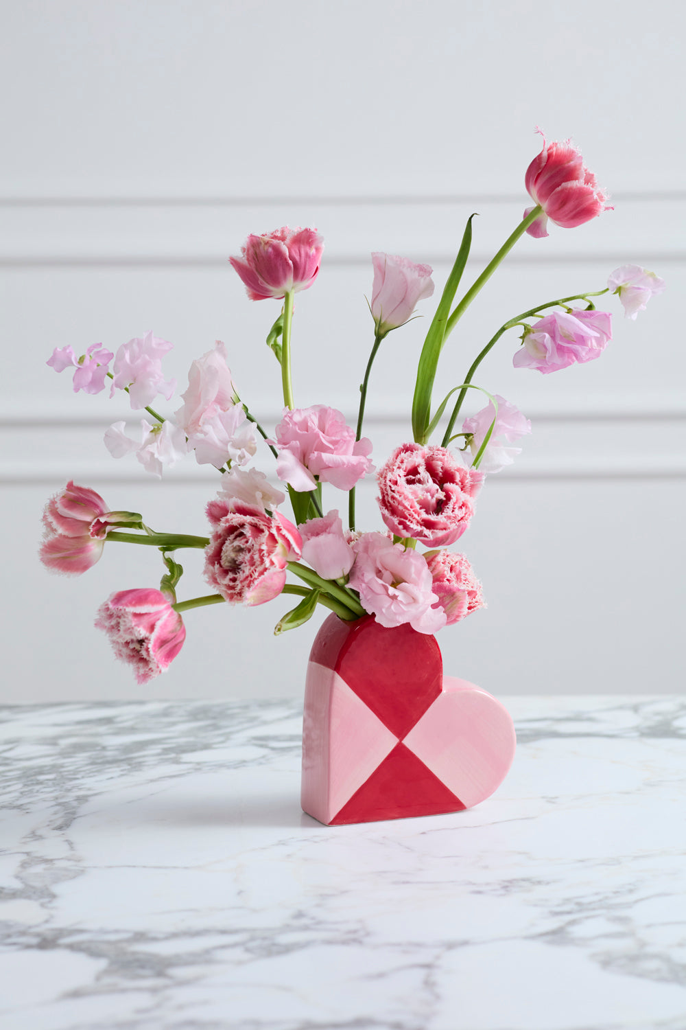 Queen of Hearts Budvase Set of 4 By Accent Decor | Vases | Modishstore - 3
