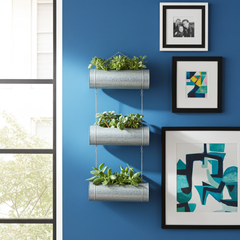 Cera Metal 3 Tiered Hanging Planter/Wall Planter