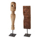 Reclaimed Wood Carving Statue Set of 2 By Accent Decor | Sculptures | Modishstore - 4